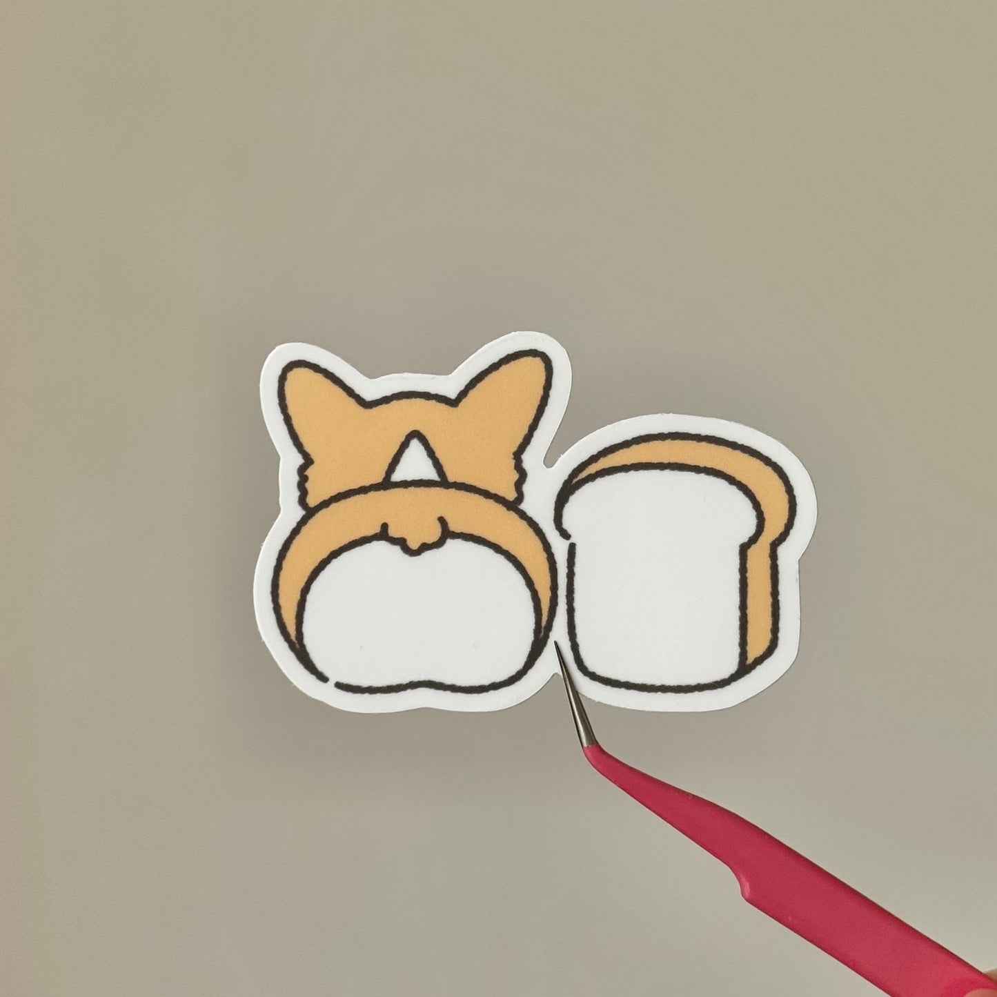 Corgi Bun Sticker
