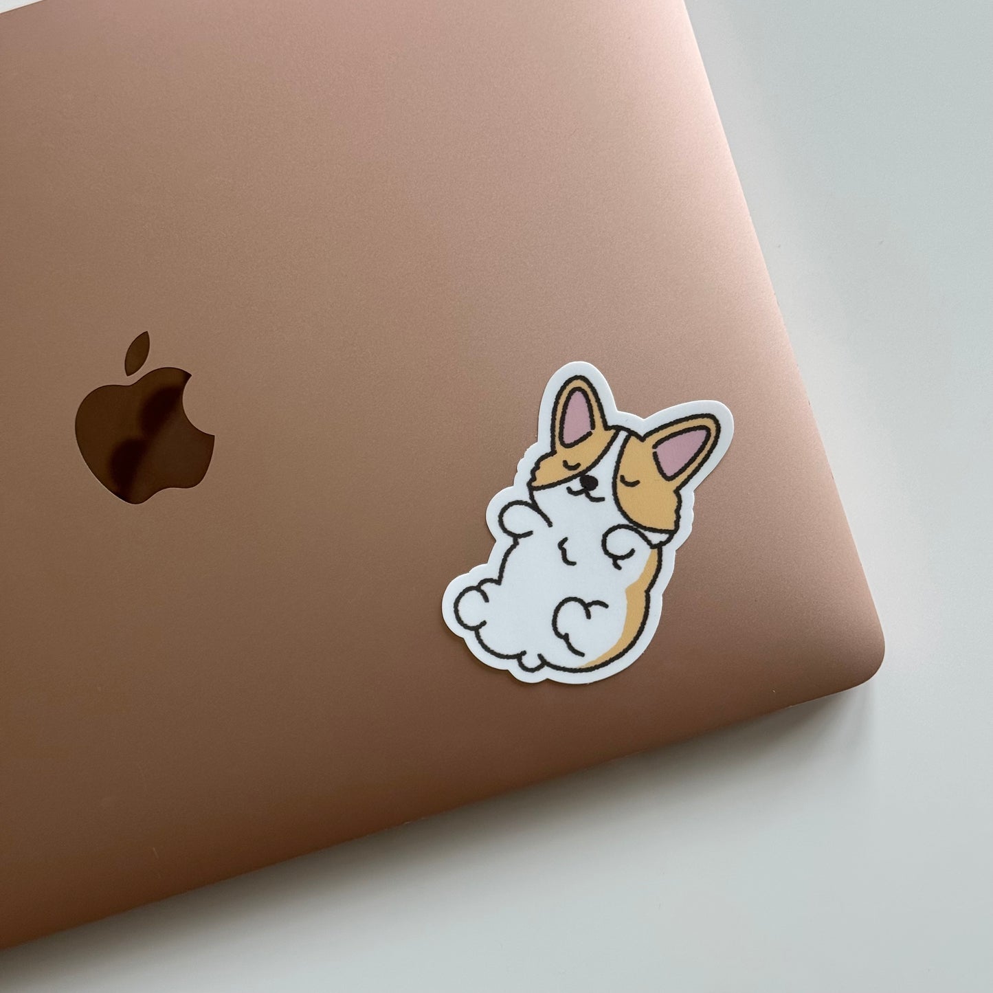 Peaceful Corgi Sticker