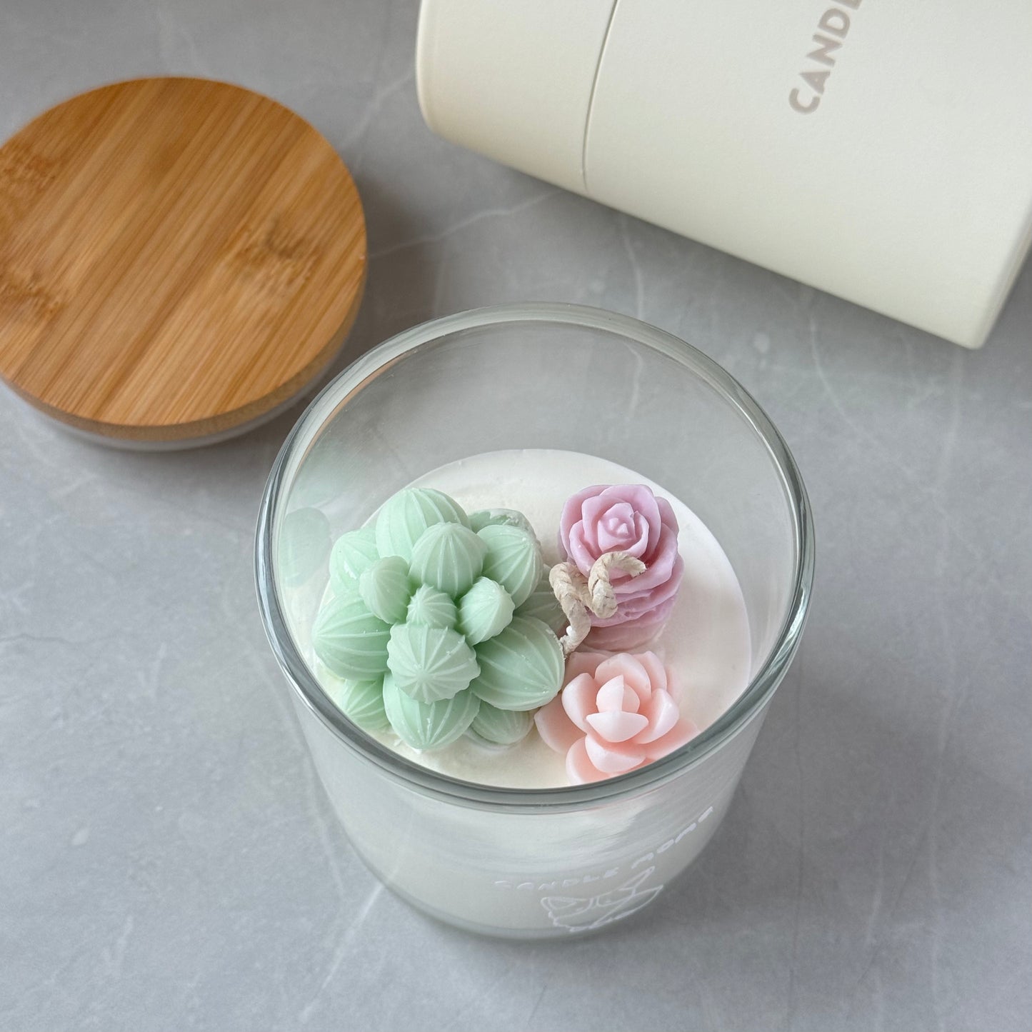 Succulent Terrarium Candle