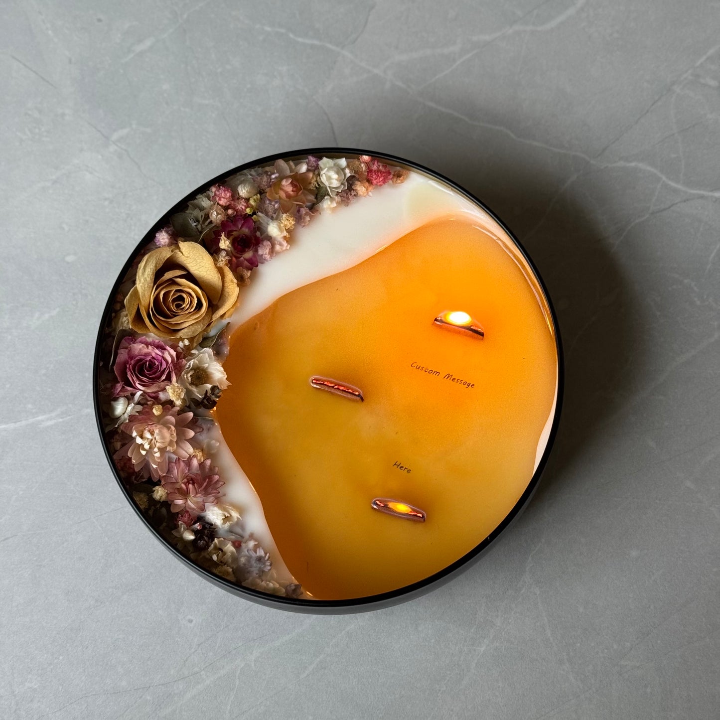 Secret Message Candle