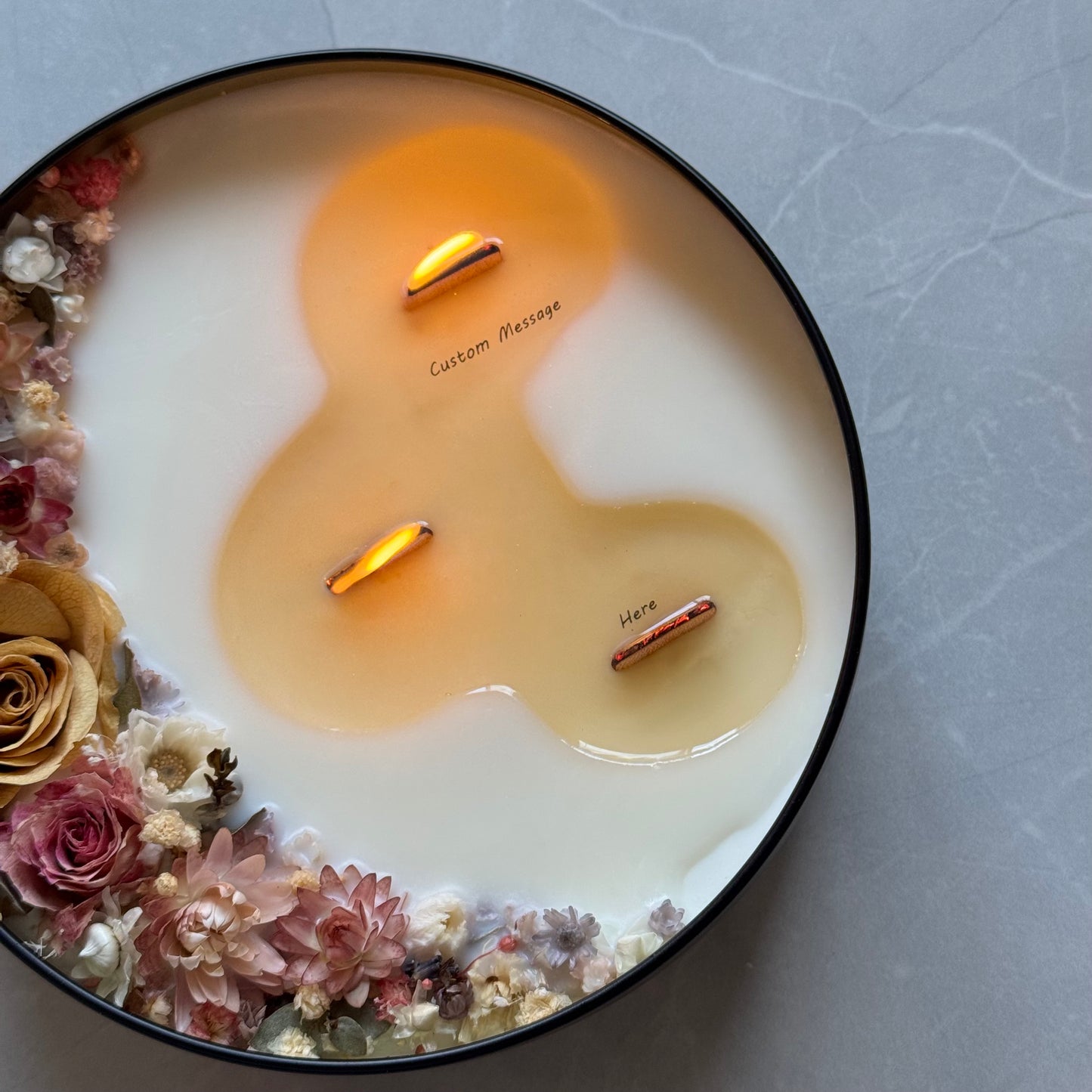 Secret Message Candle