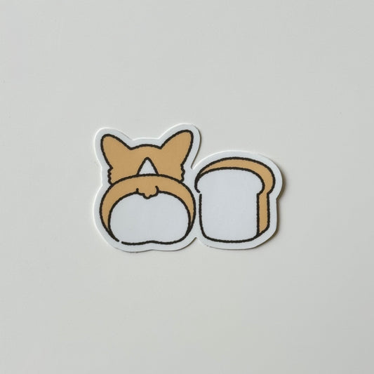 Corgi Bun Sticker