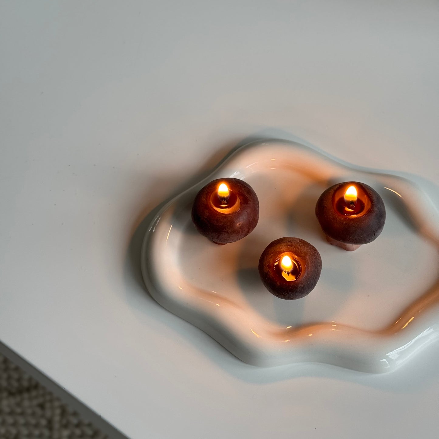 Baby Bella Mushroom Candle