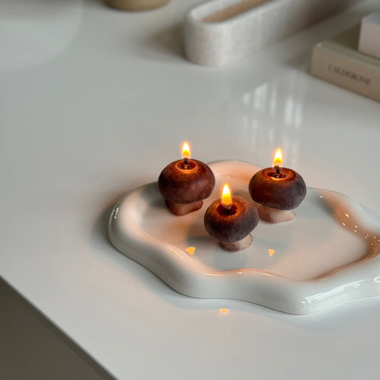 Baby Bella Mushroom Candle