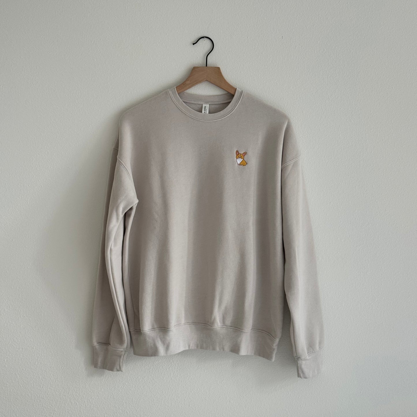 Corgi Embroidered Sweatshirt